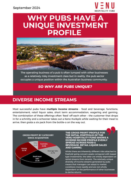 Why Pubs Have a Unique Investment Profile